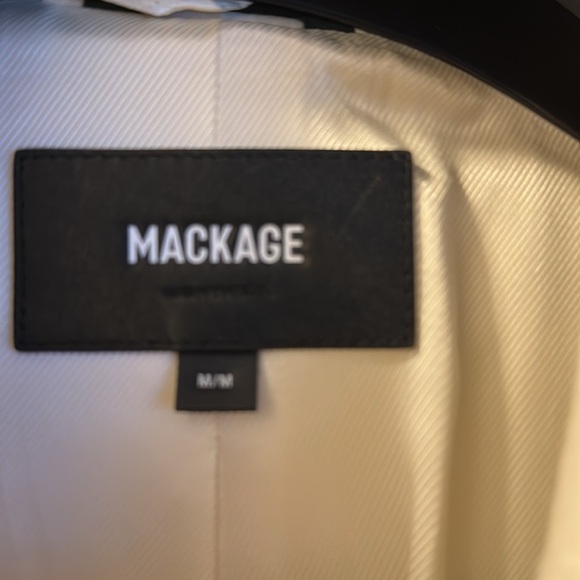 Mackage Coat - Size Medium, white with black buttons. In excellent condition. - Picture 8 of 8